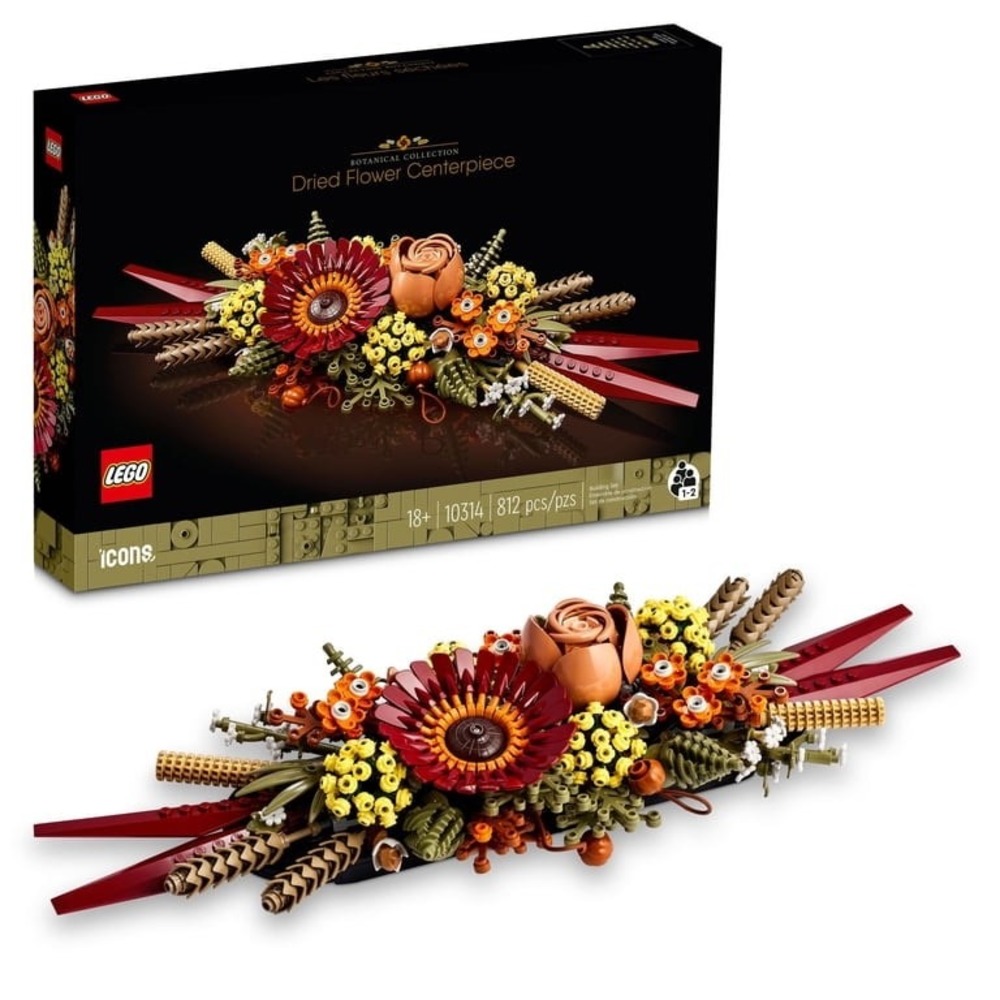 NEW LEGO Icons Dried Flower Centerpiece Building Sets for Adults, 18+ SEALED